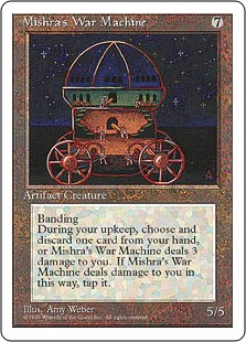 【ENG】■アルターネイト版■《ミシュラの戦争機械/Mishra's War Machine》[4ED]