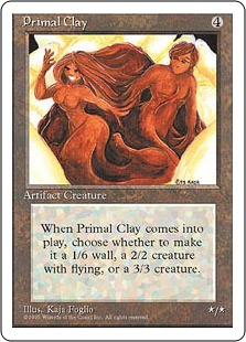 【ENG】■アルターネイト版■《原初の土/Primal Clay》[4ED]
