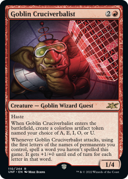 【ENG】《Goblin Cruciverbalist》[UNF]