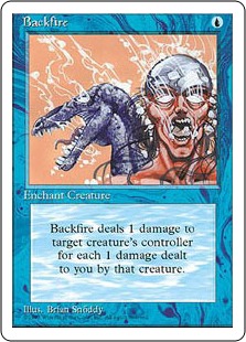 【ENG】■アルターネイト版■《バックファイア/Backfire》[4ED]