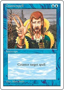 【ENG】■アルターネイト版■《対抗呪文/Counterspell》[4ED]