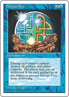 【ENG】■アルターネイト版■《魔力流出/Energy Flux》[4ED]