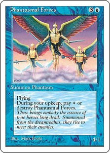 【ENG】■アルターネイト版■《幻影の軍団/Phantasmal Forces》[4ED]