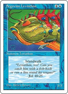 【ENG】■アルターネイト版■《セゴビアの大怪魚/Segovian Leviathan》[4ED]