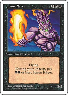 【ENG】■アルターネイト版■《ジュナン・イフリート/Junun Efreet》[4ED]