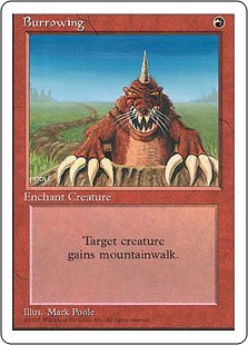 【ENG】■アルターネイト版■《穴掘り/Burrowing》[4ED]