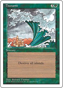 【ENG】■アルターネイト版■《津波/Tsunami》[4ED]
