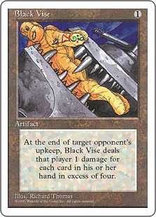【ENG】■アルターネイト版■《黒の万力/Black Vise》[4ED]