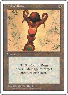 【ENG】■アルターネイト版■《破滅のロッド/Rod of Ruin》[4ED]