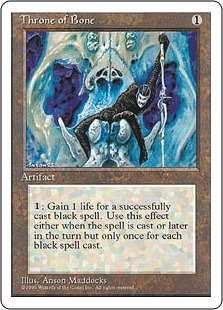 【ENG】■アルターネイト版■《骨の玉座/Throne of Bone》[4ED]