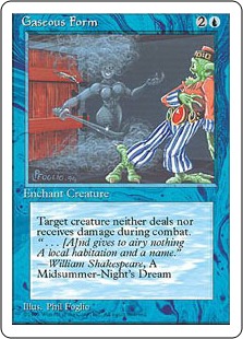 【ENG】■アルターネイト版■《ガス化/Gaseous Form》[4ED]