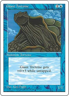 【ENG】■アルターネイト版■《象亀/Giant Tortoise》[4ED]