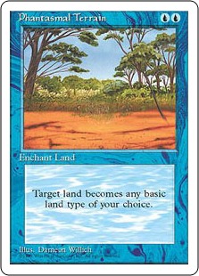 【ENG】■アルターネイト版■《幻影の地/Phantasmal Terrain》[4ED]
