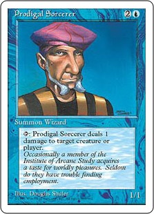 【ENG】■アルターネイト版■《放蕩魔術師/Prodigal Sorcerer》[4ED]