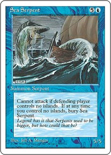 【ENG】■アルターネイト版■《大海蛇/Sea Serpent》[4ED]