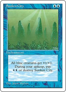 【ENG】■アルターネイト版■《沈める都/Sunken City》[4ED]