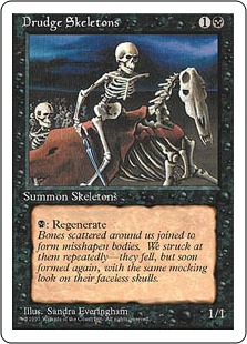 【ENG】■アルターネイト版■《蠢く骸骨/Drudge Skeletons》[4ED]