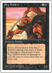 【ENG】■アルターネイト版■《アーグの盗賊団/Erg Raiders》[4ED]