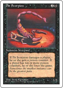 【ENG】■アルターネイト版■《地獄の蠍/Pit Scorpion》[4ED]