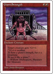 【ENG】■アルターネイト版■《巨人の力/Giant Strength》[4ED]