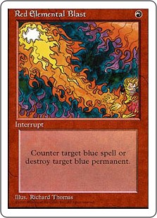 【ENG】■アルターネイト版■《赤霊破/Red Elemental Blast》[4ED]