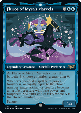 【ENG】【Foil】■ショーケース■《Fluros of Myra's Marvels》[UNF]