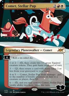 【ENG】【Foil】■ボーダーレス■《Comet, Stellar Pup》[UNF]