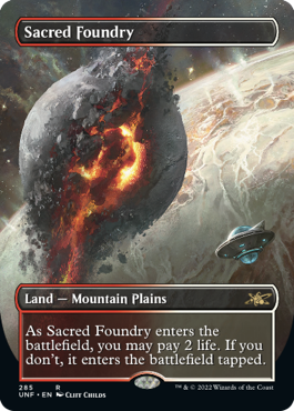 【ENG】【Foil】■ボーダーレス■《聖なる鋳造所/Sacred Foundry》[UNF]