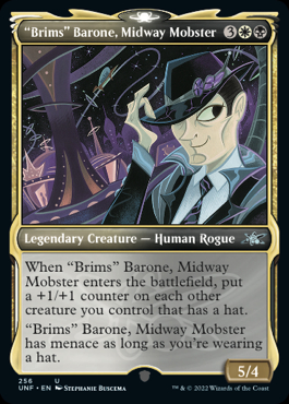 【ENG】【Foil】■ショーケース■《"Brims" Barone, Midway Mobster》[UNF]