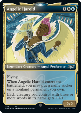 【ENG】【Foil】■ショーケース■《Angelic Harold》[UNF]