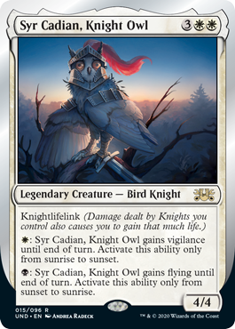 【ENG】《Syr Cadian, Knight Owl》[UND]