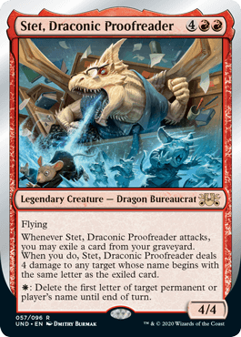 【ENG】《Stet, Draconic Proofreader》[UND]