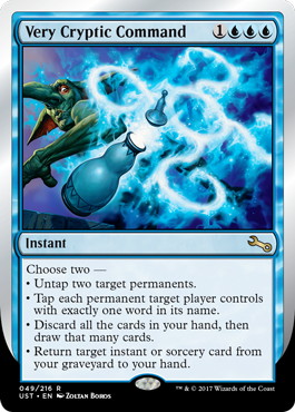 【ENG】《Very Cryptic Command》(Untap)[UST]