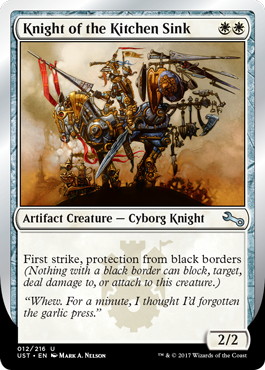 【ENG】《Knight of the Kitchen Sink》(black borders)[UST]