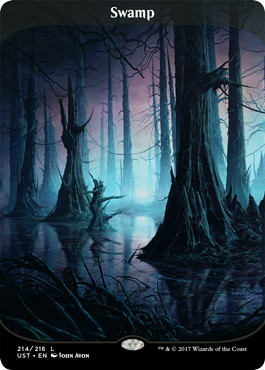 【ENG】■フルアート■《沼/Swamp》[UST]