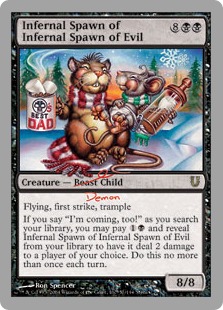 【ENG】【Foil】《Infernal Spawn of Infernal Spawn of Evil》[UNH]