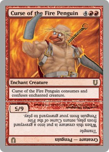 【ENG】【Foil】《Curse of the Fire Penguin》[UNH]