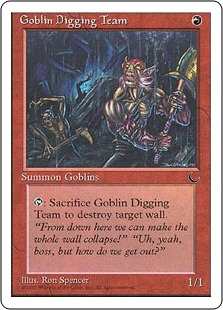 【ENG】《ゴブリン穴掘り部隊/Goblin Digging Team》[CHR]