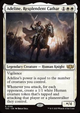 【ENG】《輝かしい聖戦士、エーデリン/Adeline, Resplendent Cathar》[TDC]