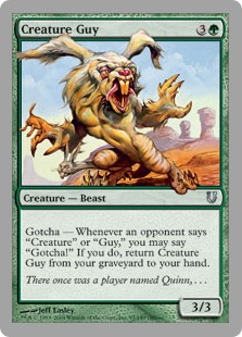 【ENG】【Foil】《Creature Guy》[UNH]