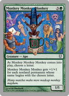 【ENG】【Foil】《Monkey Monkey Monkey》[UNH]