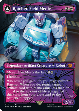 【ENG】【Foil】■シャッタード・グラス■《戦場軍医、ラチェット/Ratchet, Field Medic》[BOT]