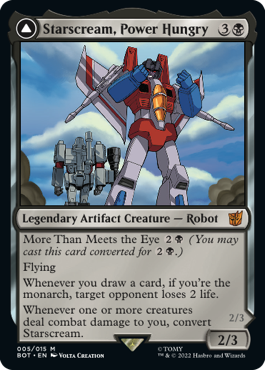 【ENG】【Foil】《力を欲する者、スタースクリーム/Starscream, Power Hungry》[BOT]