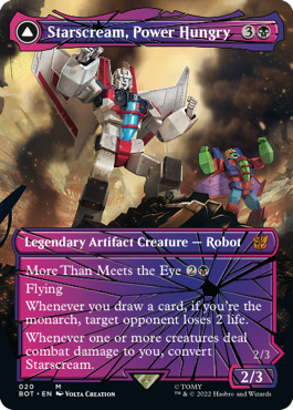 【ENG】■シャッタード・グラス■《力を欲する者、スタースクリーム/Starscream, Power Hungry》[BOT]