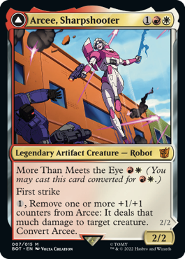 【ENG】【Foil】《名射手、アーシー/Arcee, Sharpshooter》[BOT]