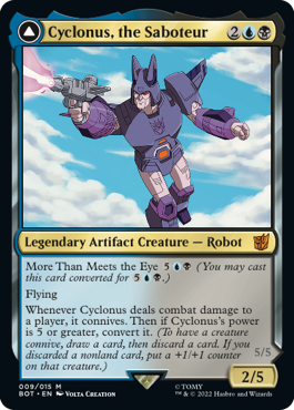 【ENG】【Foil】《妨害工作員、サイクロナス/Cyclonus, the Saboteur》[BOT]