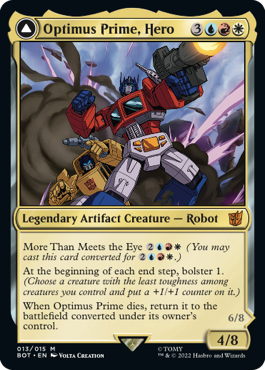 【ENG】【Foil】《英雄、オプティマスプライム/Optimus Prime, Hero》[BOT]