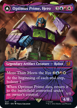 【ENG】【Foil】■シャッタード・グラス■《英雄、オプティマスプライム/Optimus Prime, Hero》[BOT]
