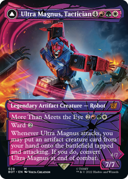 【ENG】【Foil】■シャッタード・グラス■《戦術家、ウルトラマグナス/Ultra Magnus, Tactician》[BOT]