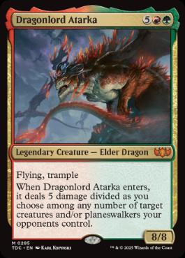 【ENG】《龍王アタルカ/Dragonlord Atarka》[TDC]